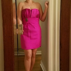 $800 Badgley Mischka strapless cocktail dress, 6