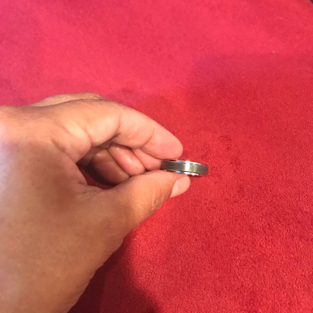 Triton men’s comfort fit wedding ring.