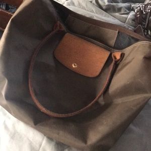 Brown longchamp bag