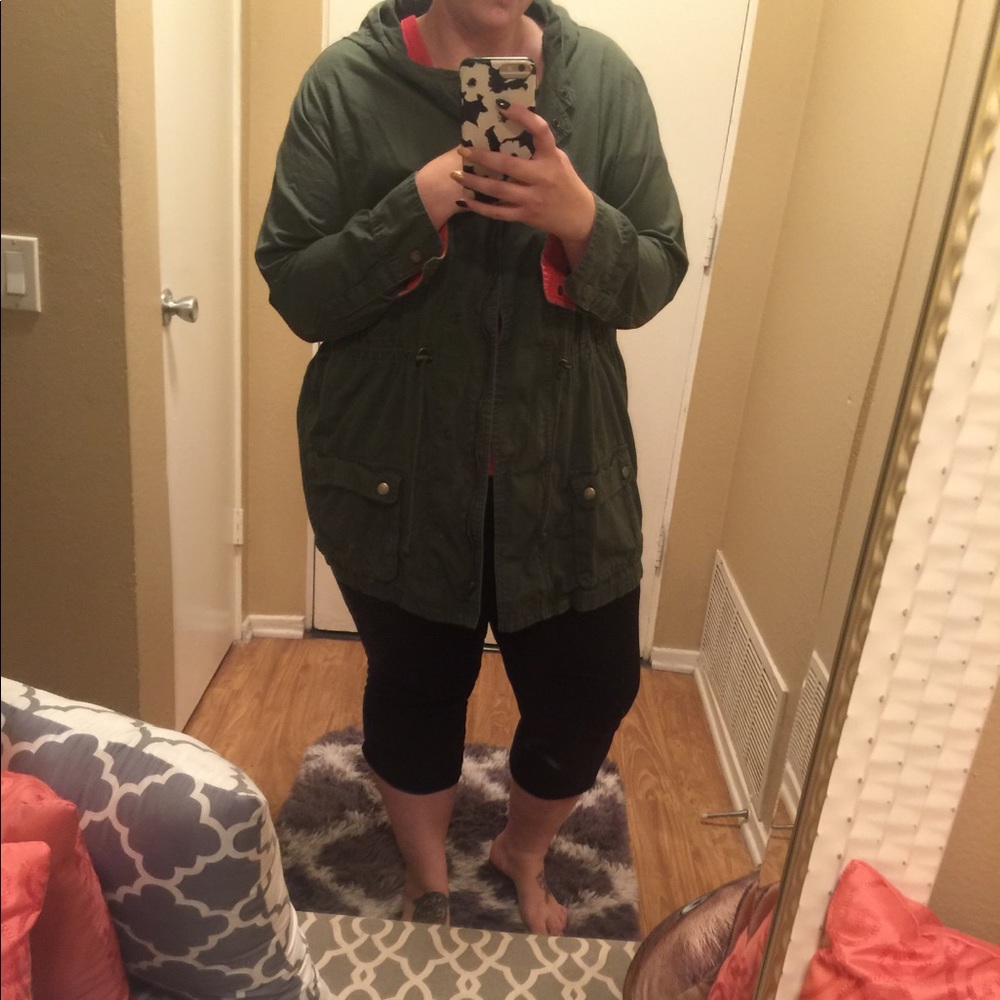 Army green jacket