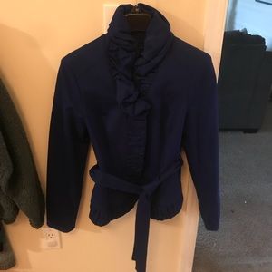 Royal blue dress coat!!