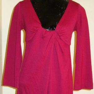 Cranberry Diane Von Furstenberg Elena Soft Wool Knit Dress