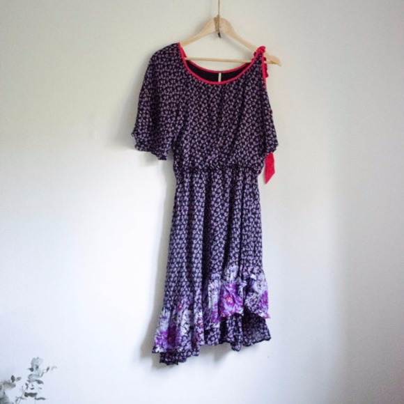 Free People Floral Summer Dress S - Picture 1 of 2