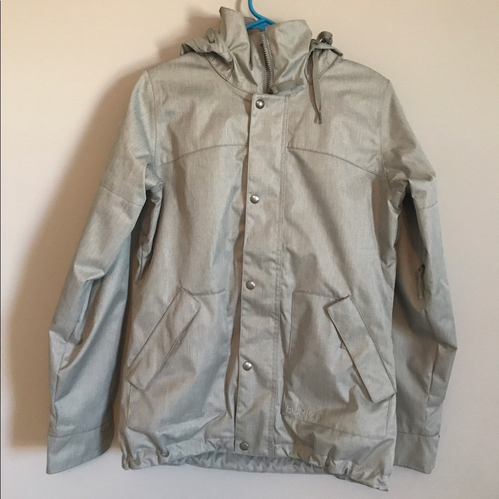 Burton silver grey winter coat