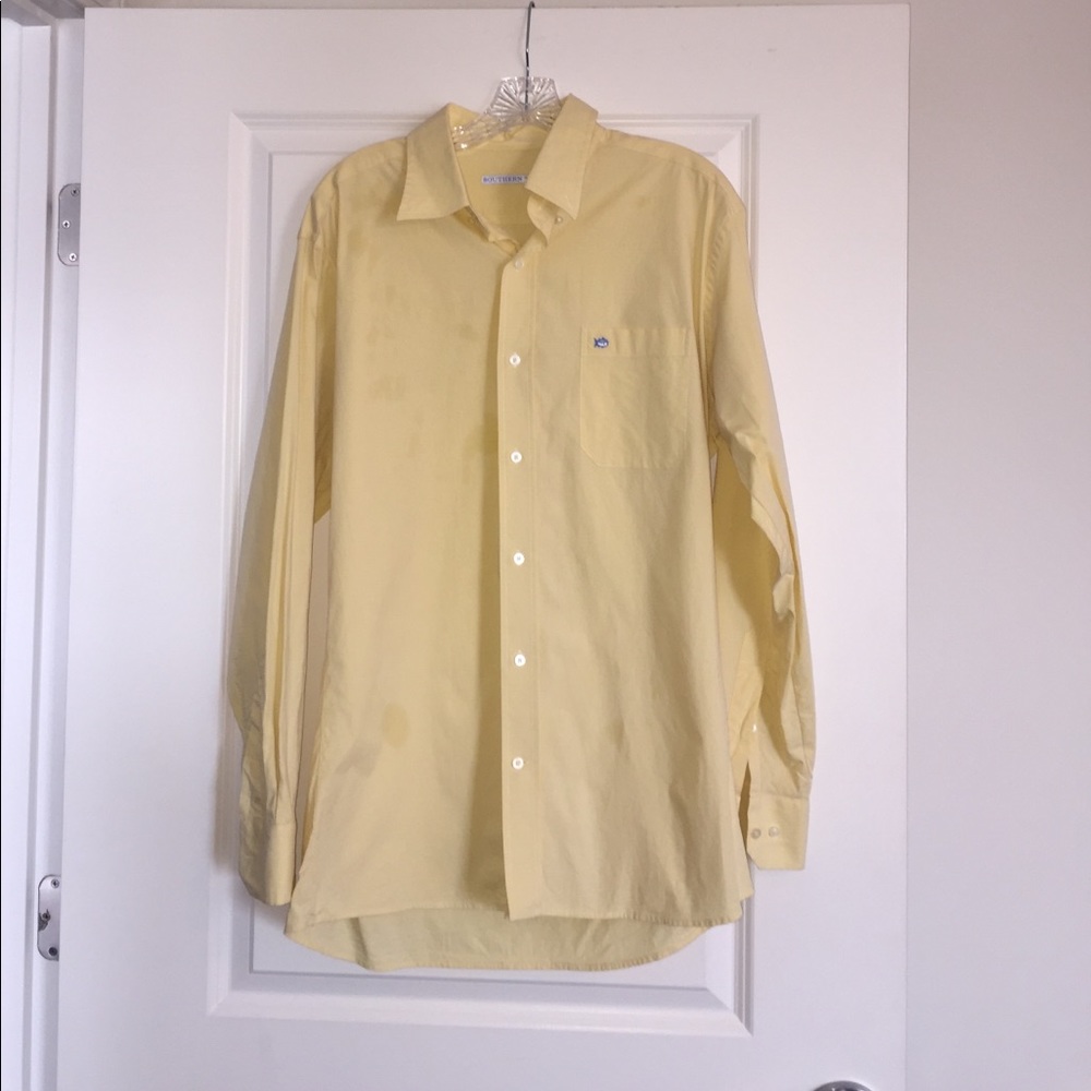 Southern Tide Yellow Button Down