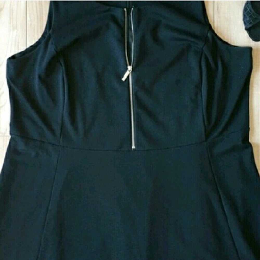 Michael Kors Zip Front Skater Dress