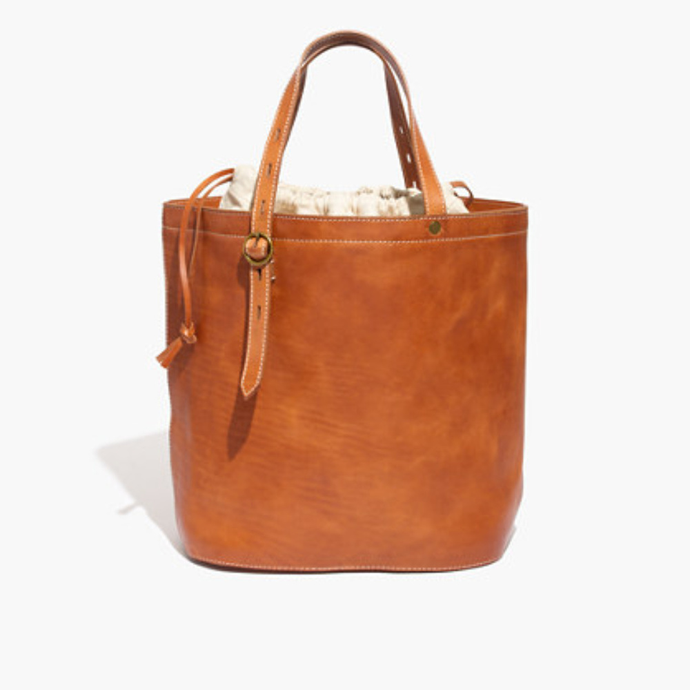 Madewell Rivet and Thread Drawstring Tote bag