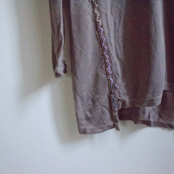 Free People Beaded Long Sleeve XS - Picture 3 of 5