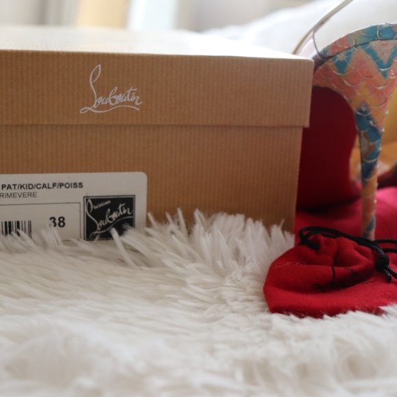 Christian Louboutin Air Chance 120PAT/KID/CAL - Picture 4 of 6