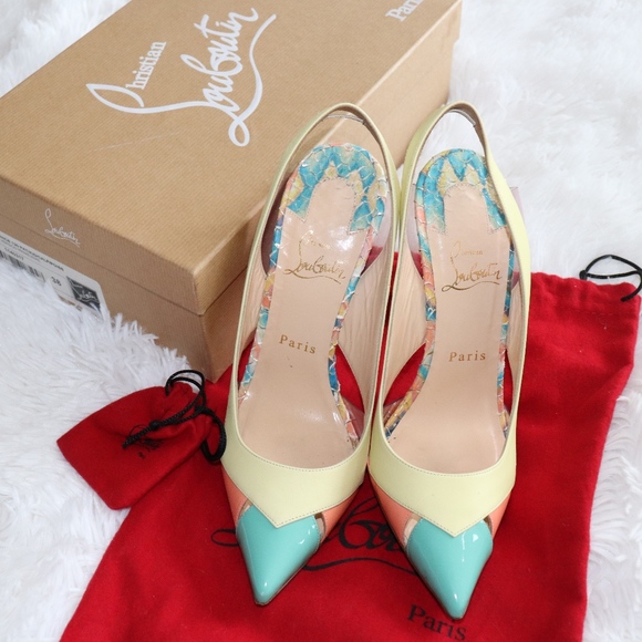 Christian Louboutin Air Chance 120PAT/KID/CAL - Picture 2 of 6