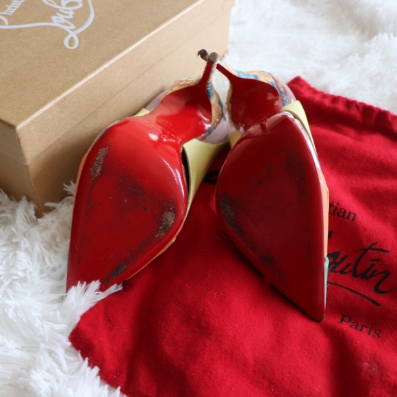 Christian Louboutin Air Chance 120PAT/KID/CAL - Picture 5 of 6