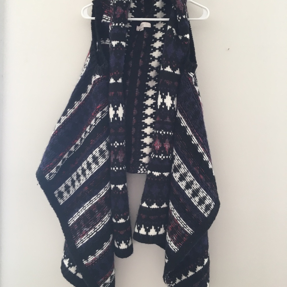 Ike new poncho/vest from LOFT