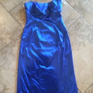 Bebe strapless cocktail dress