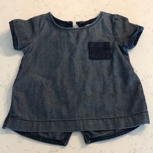 Girls chambray shirt