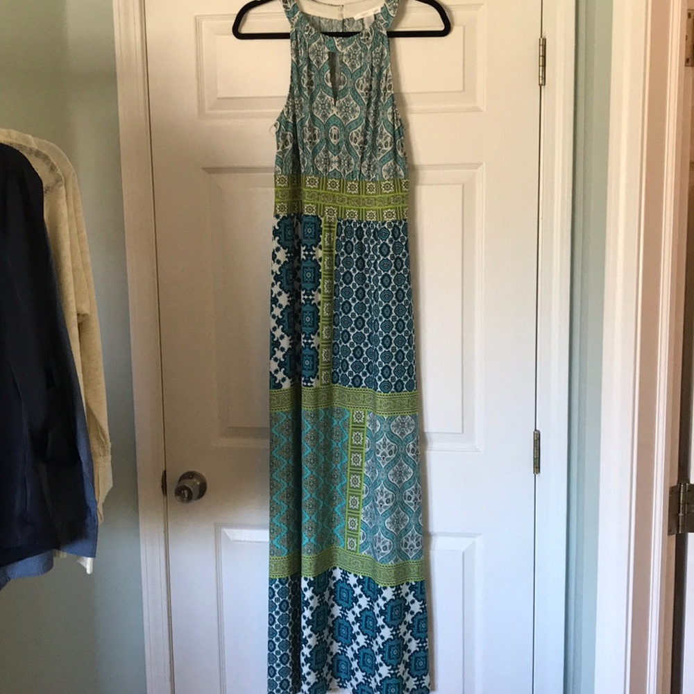 Gorgeous blue maxi dress