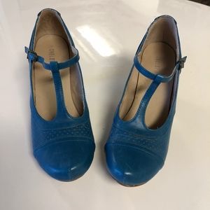 Blue Mary Janes