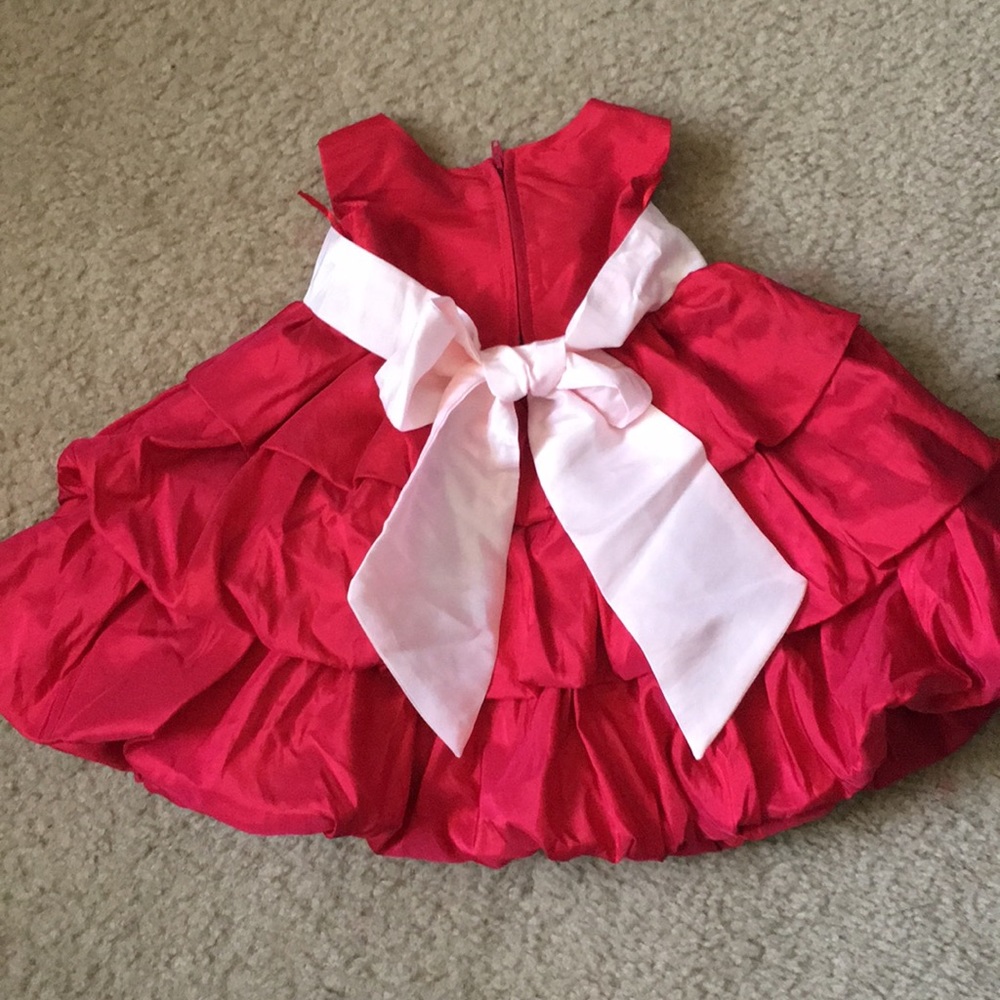 Toddler red dress