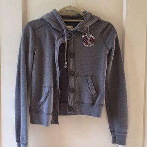 Hollister Button up sweatshirt