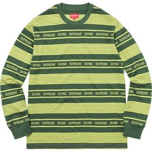 NEW Supreme Divine Large L/S Top Green Deadstock