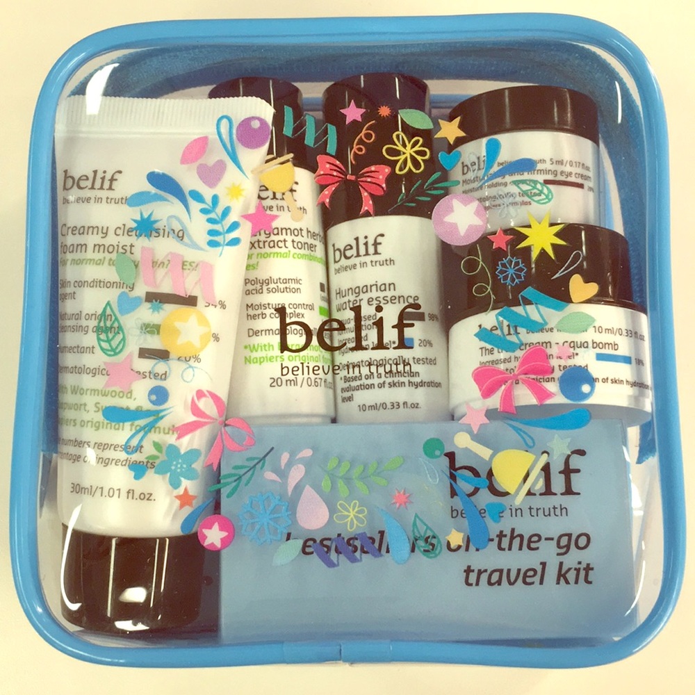 Belif Bestsellers on-the-go Travel Kit BNIB