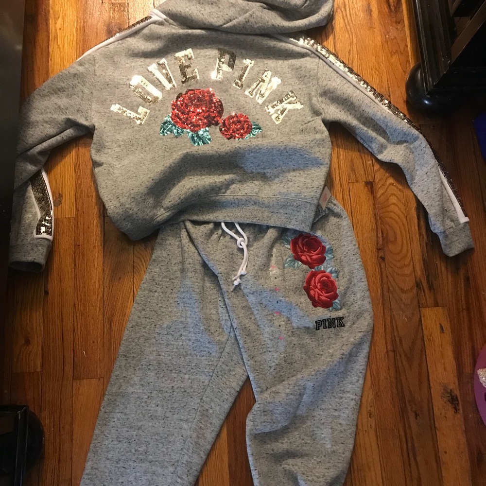 Brand new Pink jogging suit