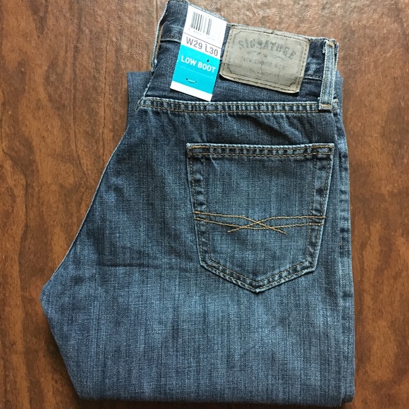 Signature by Levi Classic Versatile Timeless High-Quality Low Boot Jeans - Picture 2 of 4