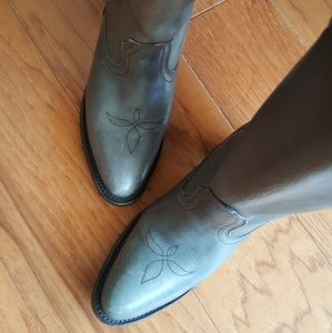 Rare Gray Frye cowgirl Boots