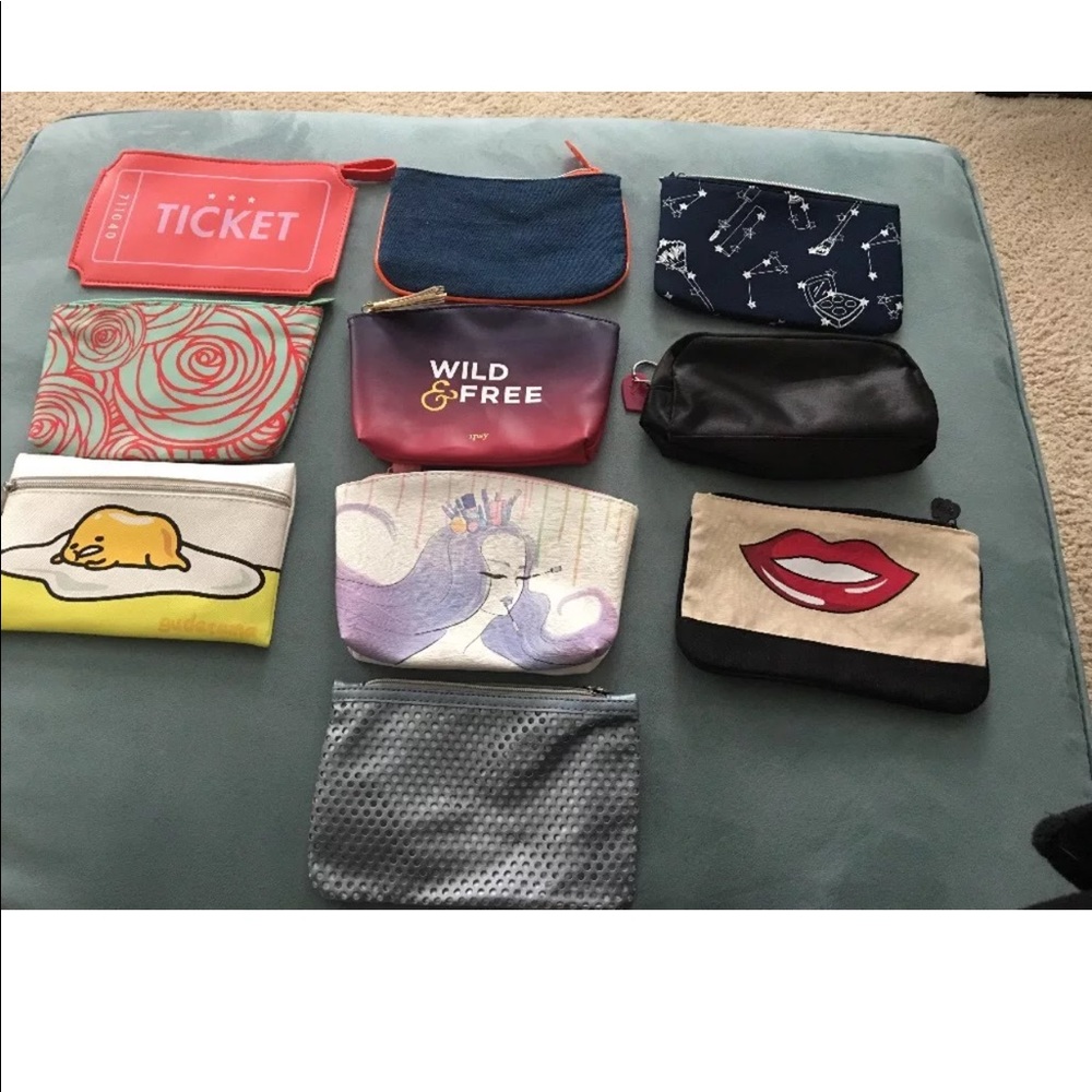 Ipsy Makeup Cosmetic Bag Lot