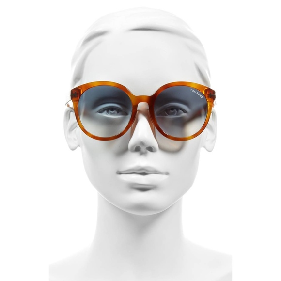 TOM FORD PHILIPPA Blonde Havana Sunglasses TF503 - Picture 4 of 7