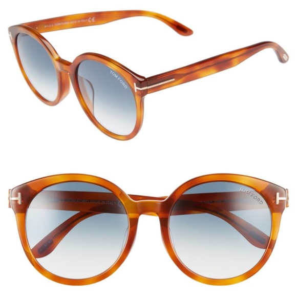 TOM FORD PHILIPPA Blonde Havana Sunglasses TF503 - Picture 3 of 7