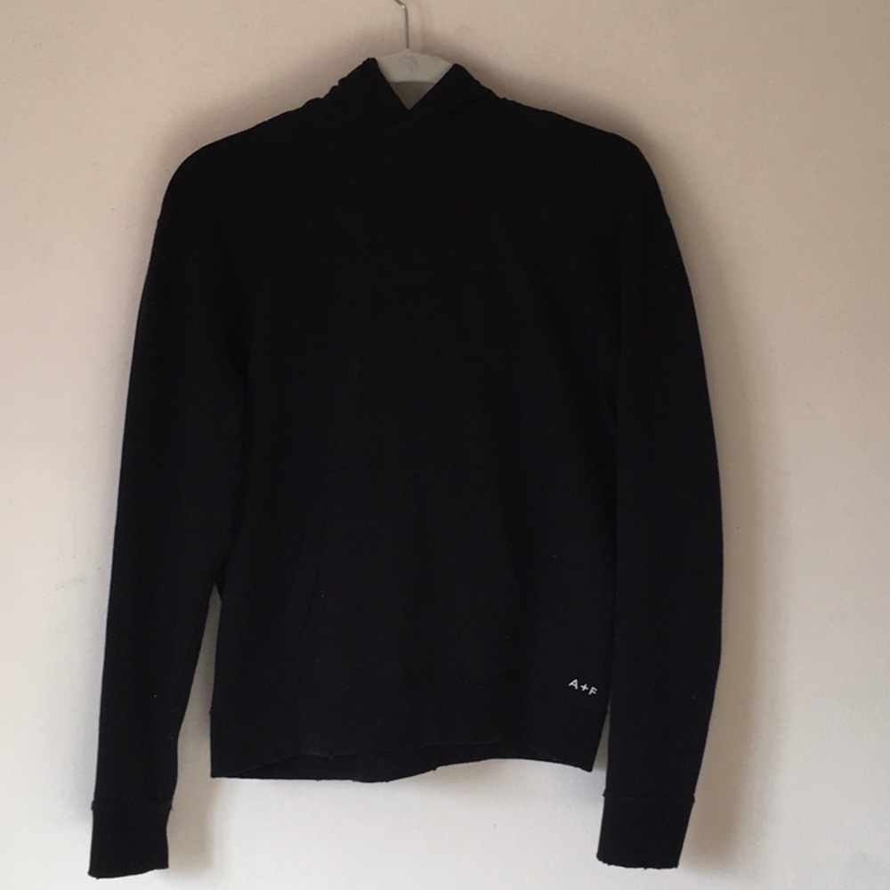 Black Abercrombie and Fitch Hooded Sweatshirt