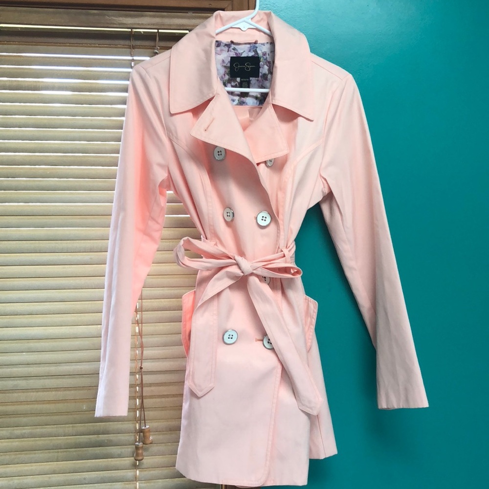 Blush JESSICA SIMPSON trench coat