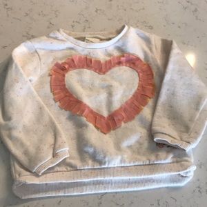 Zara 2/3 year white sweater
