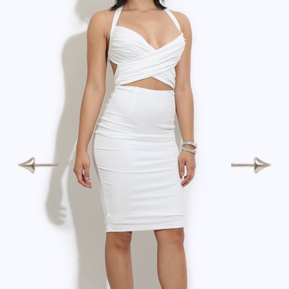 White Midi Dress.