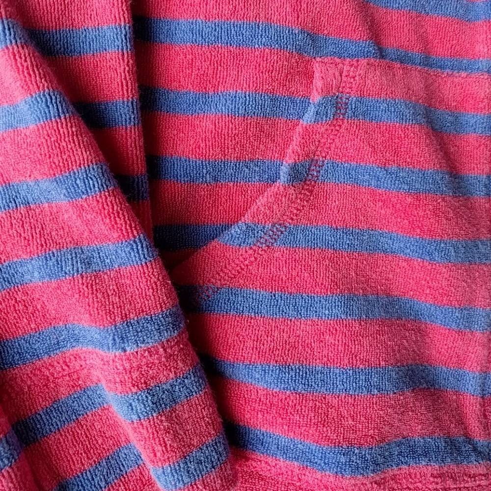 Mini Boden Toweling Zip Up Hoodie - Picture 3 of 3