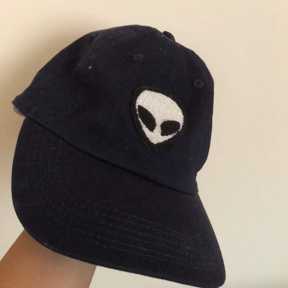 Navy alien hat