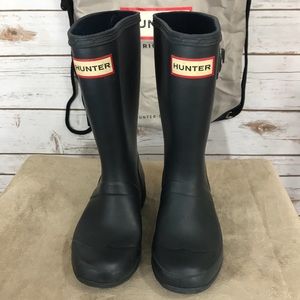 Hunter Original Kids Rain Boots-Black Sz13 w/bag