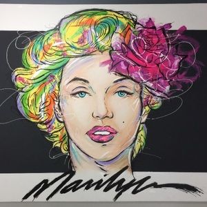 Painting done with acrylic