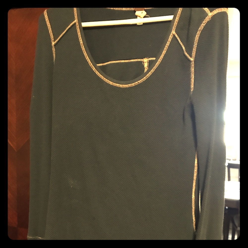 Free people forest green thermal