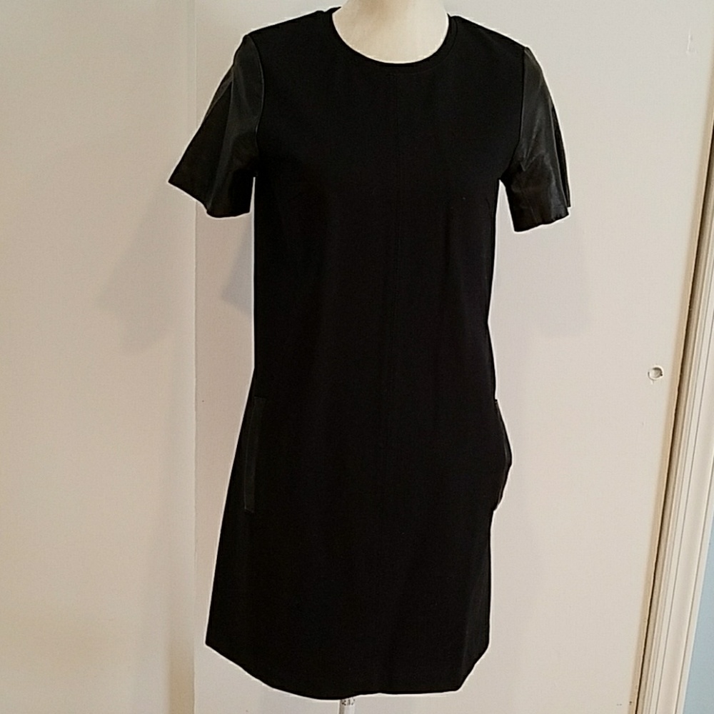 Great dress for work with leather
