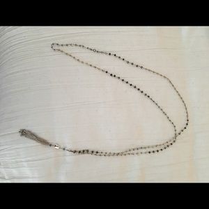 Stella & Dot tassel necklace with removable tassel
