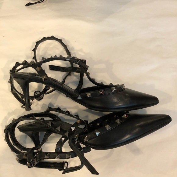 Valentino Noir Rockstud leather pumps - Picture 2 of 8