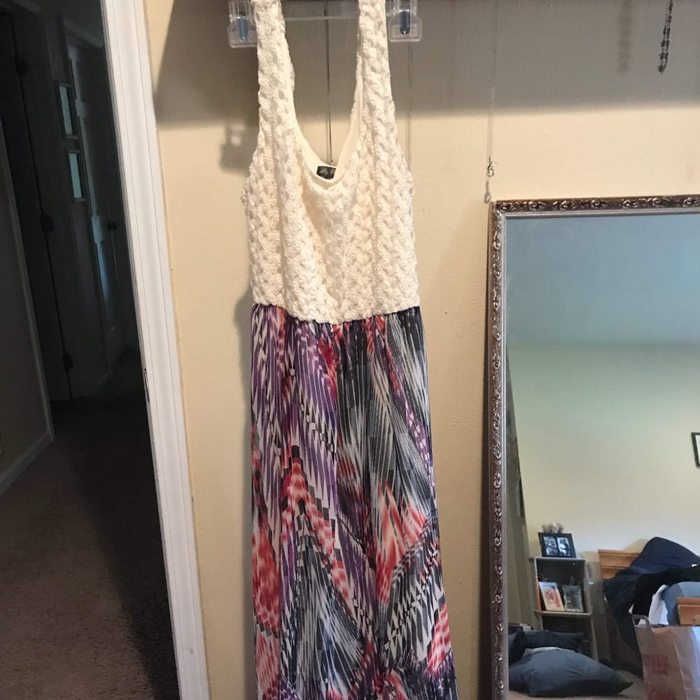 Long pattern dress