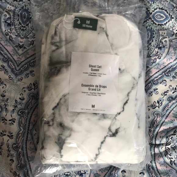 Urban Outfitters Bedding Brand New Urban Outfitters Marble Bedding Set Poshmark