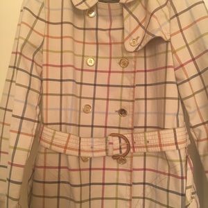 One-of-a-kind gorgeous COACH 14 Tattersall Trench