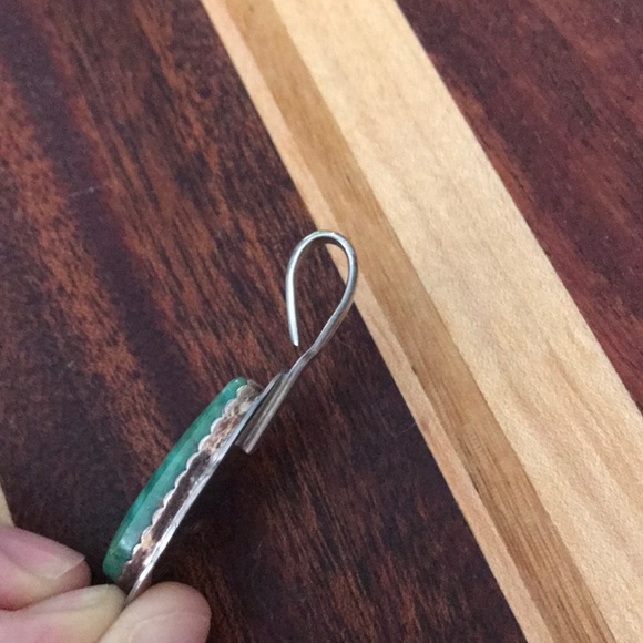 Native Green Turquoise Sterling Pendant‼️CLEARANCE - Picture 5 of 8