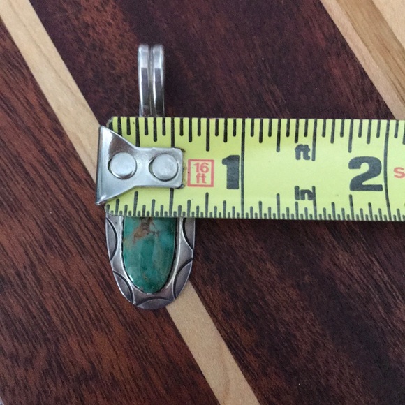 Native Green Turquoise Sterling Pendant‼️CLEARANCE - Picture 8 of 8