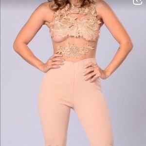 Taupe jumpsuit