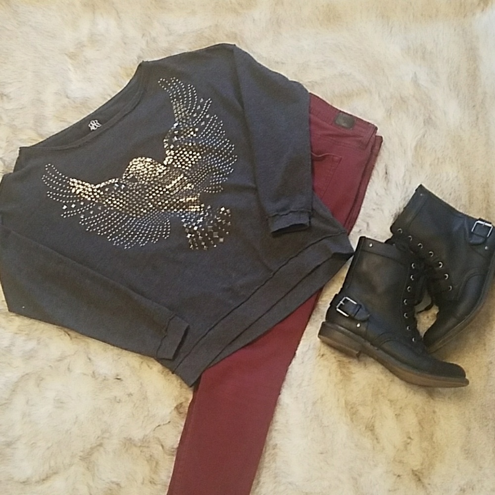 Studded Eagle Sweatshirt