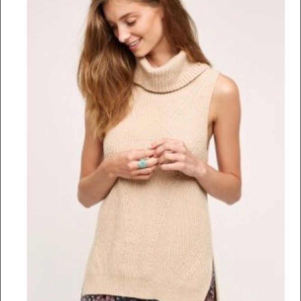 Anthropologie Angel of North Sleeveless SP sweater